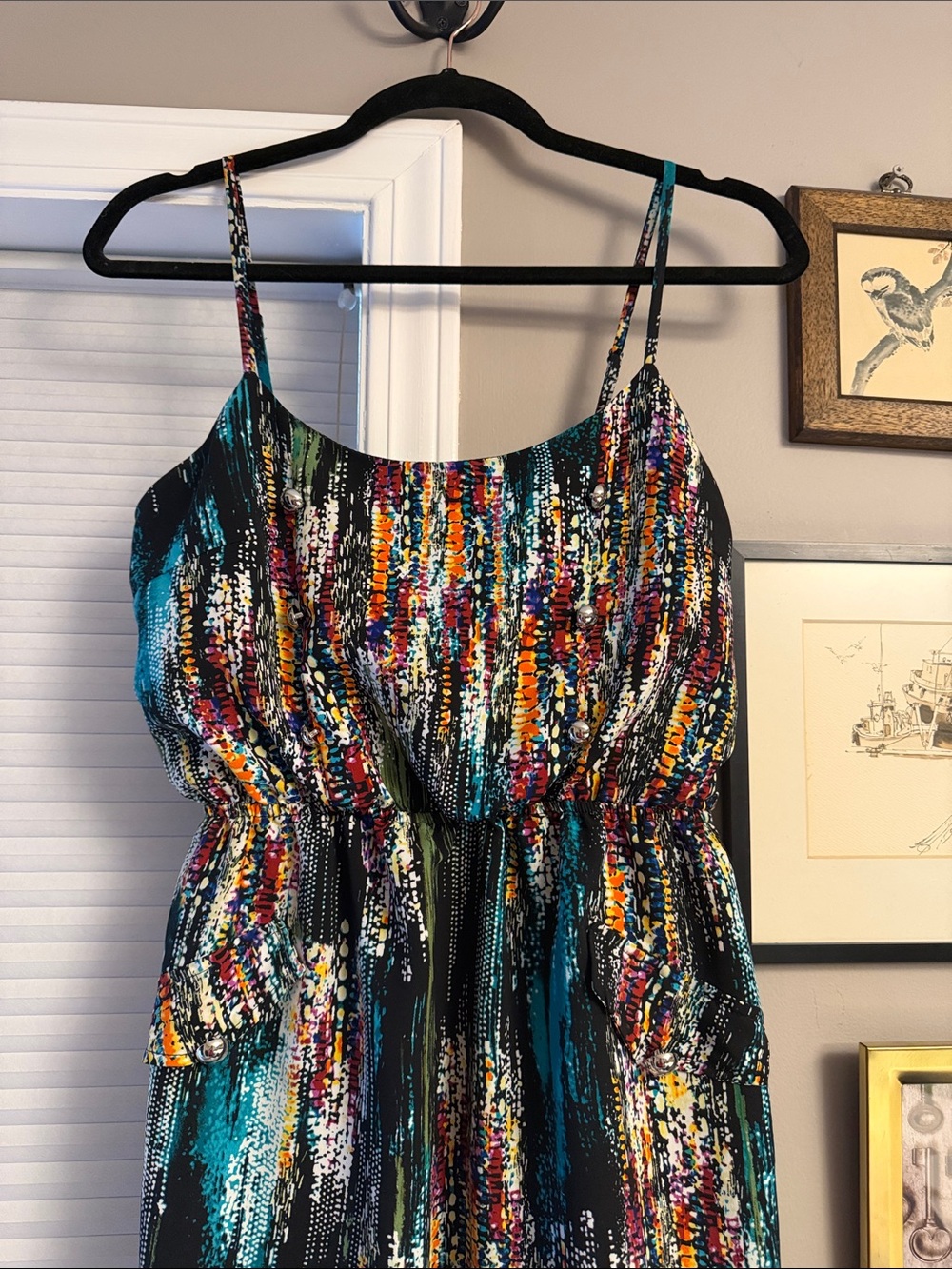 Multi Colour Mini Dress - Picture 2 of 5
